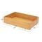 Household Essentials Glidez Bamboo & Steel Slide-Out Storage Organizer